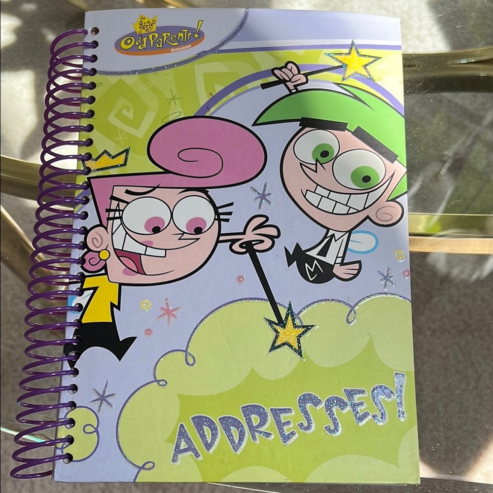 Fairly Odd Parents Address Book- rare